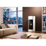 Poêle à pellets "granulés" Palazzetti Ecofire INES 9 kW Acier Blanc