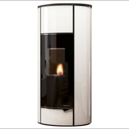 Poêle à pellets "granulés" Palazzetti Ecofire INES 9 kW Acier Blanc