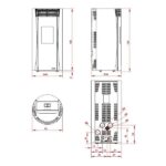 Poêle à Pellets Vivienne US 9 kW ou 13kW Acier
